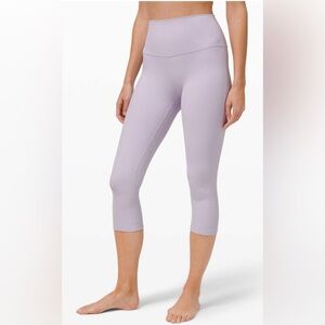 lululemon athletica Align Crop 21 inch Lavender Capris